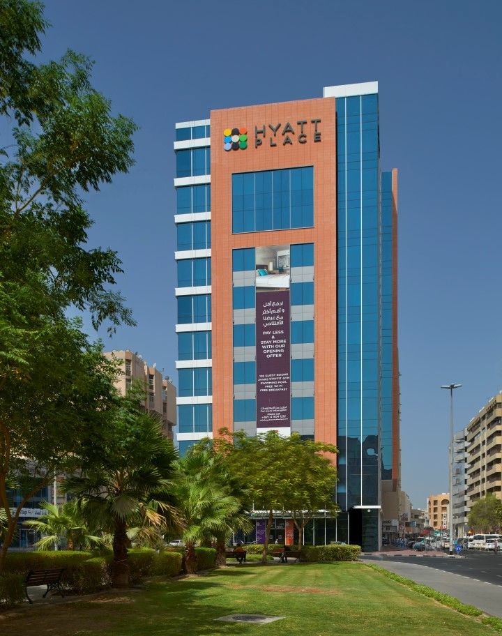 Hyatt Place Dubai Baniyas Square Exterior foto
